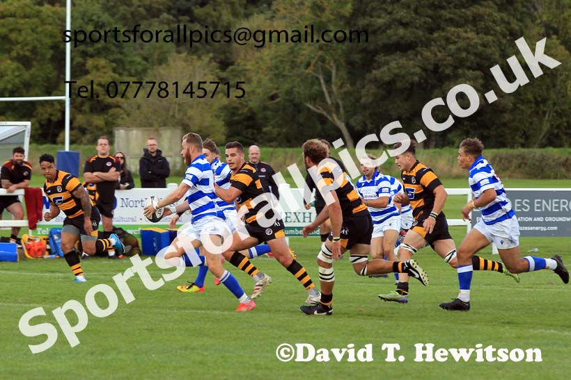 Tynedale v Sheffield Tigers, Sat., Sept. 17th, 2022. Photo: David T. Hewitson/Sports for All Pics
